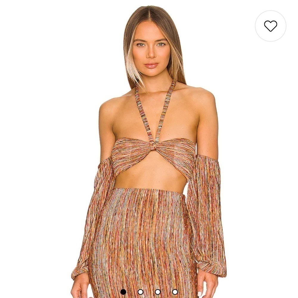 Ronny Kobo Swayze Top in multi crop top